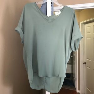 Green shirt